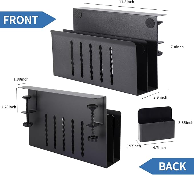 2 Tier Desk side storage, Desk Laptop Holder