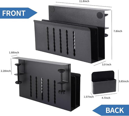 2 Tier Desk side storage, Desk Laptop Holder