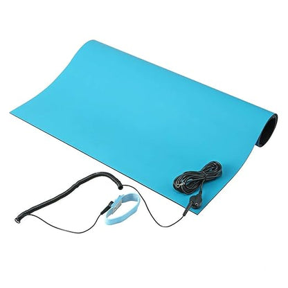 MWRF ESD Mat Kit with Wrist Strap and Grounding Cord