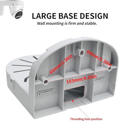 Indoor Outdoor Camera Bracket ABS Plastic Wall Mount L-Shaped Bracket