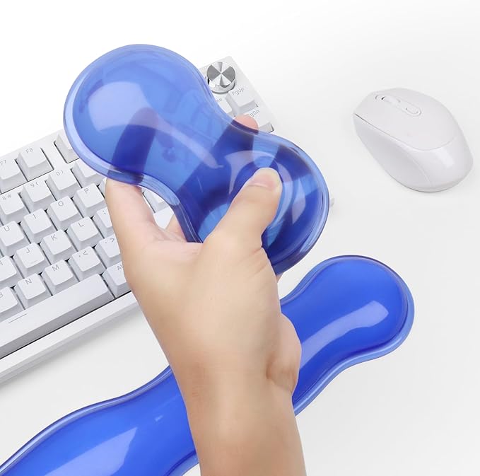 Gel Keyboard and Mouse Wrist Rest, Cute Wrist Support and Arm Support Keyboard