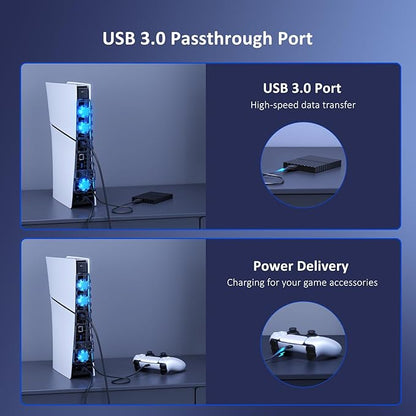 NexiGo PS5 Slim Silent Enhanced Cooling Fan
