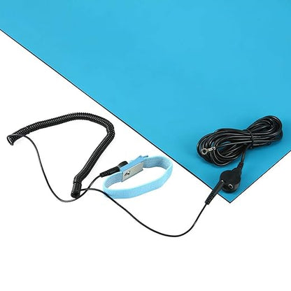 MWRF ESD Mat Kit with Wrist Strap and Grounding Cord
