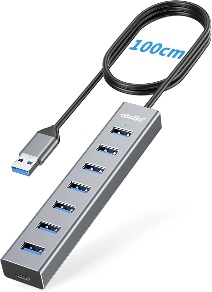 atolla Aluminum 7-Port USB 3.0 Hub