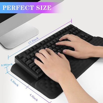 Computer Keyboard Stand with Wrist Rest, Ergonomic Tilted Keyboard Holder