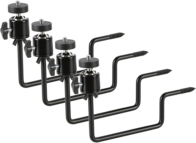 Trail Camera Mount, Hunting Accessories, 360° Adjustable Tree Screw Mounting