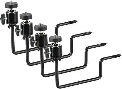 Trail Camera Mount, Hunting Accessories, 360° Adjustable Tree Screw Mounting