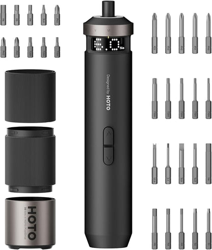 HOTO PixelDrive Electric Screwdriver, Smart Display, 6 Torque Settings