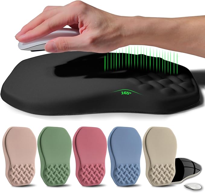 Ergonomic Raised Mouse Pad Wrist Support