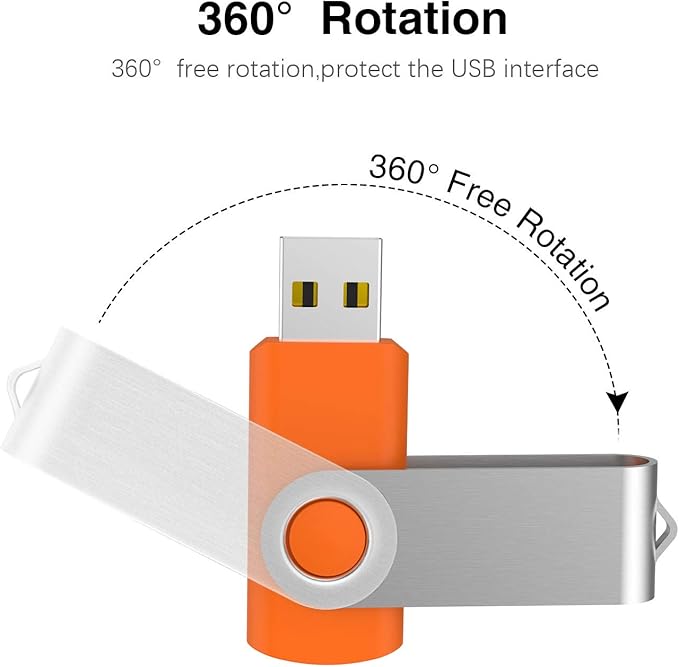 KOOTION 10 Pack 4 GB USB Flash Drive 4gb Flash Drives Keychain Thumb Drive