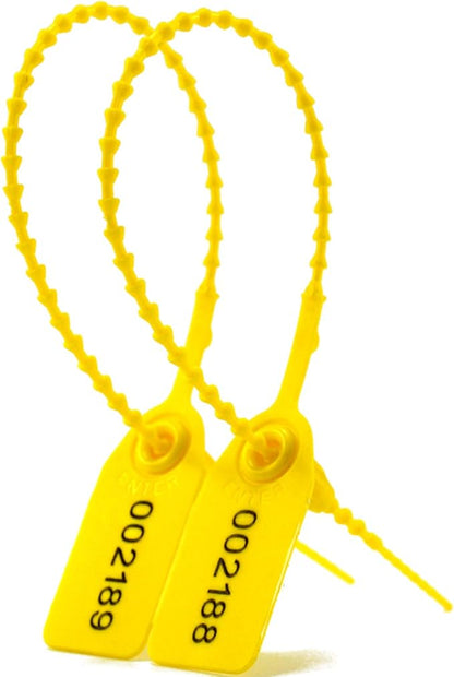 Leadseals 1000 Plastic Tamper Seals, Zip Ties