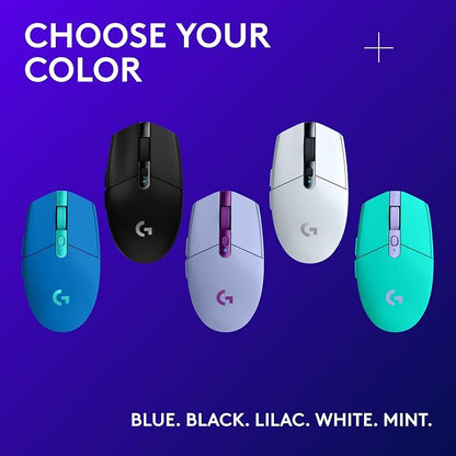 Logitech G305 LIGHTSPEED Wireless Gaming Optical Mouse, Hero 12K Sensor