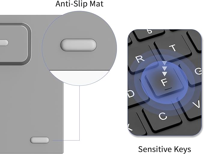 CZUR Rechargeable Bluetooth Keyboard
