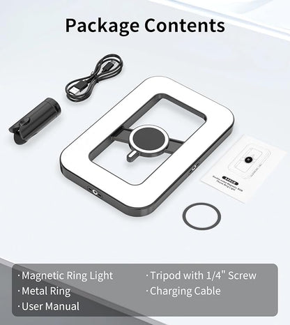 Double-Sided Magnetic Phone Ring Light