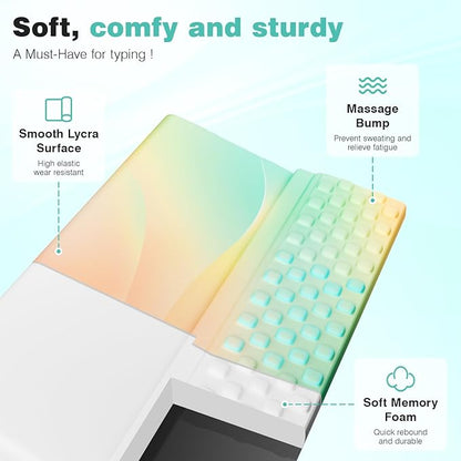 Ospelelf Ergonomic Keyboard Wrist Rest Pad Comfortable Keyboard Stand Riser