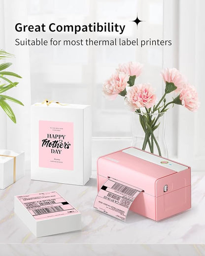 JADENS 4X6 Thermal Direct Shipping Label Compatible