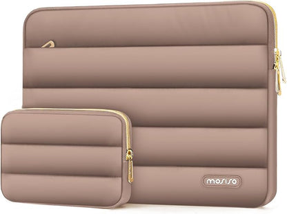 MOSISO 13.3 inch Laptop Case, 13-13.3 inch Puffy Laptop Sleeve Compatible