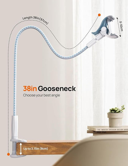 Gooseneck Phone Holder for Bed