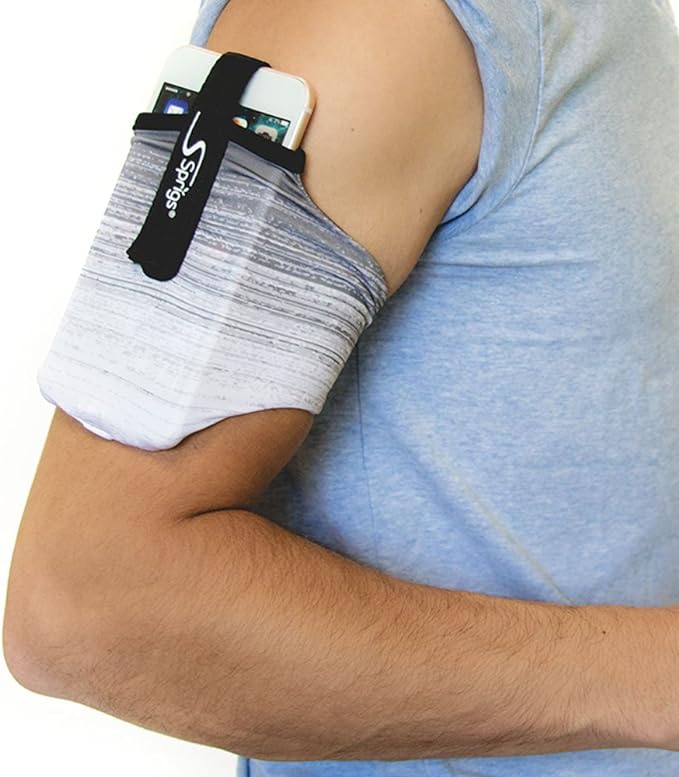 Sprigs Phone Armband Sleeve for iPhone 14, X Galaxy Z, S20 Google Pixel 7