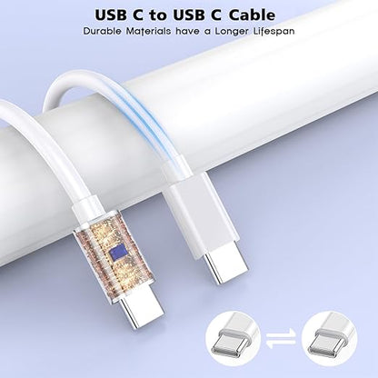 iPhone 16/15 Charger Fast Charging 20W USB Type C Charger Block 3Pack C