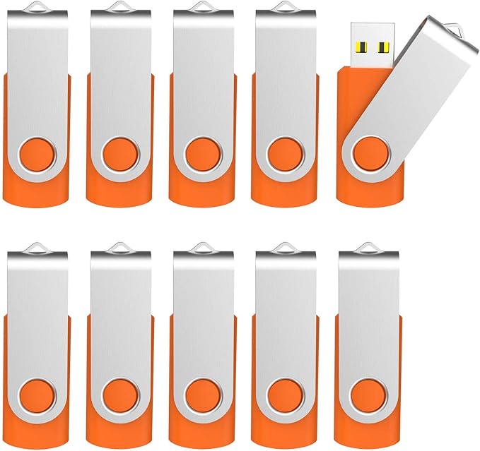 KOOTION 10 Pack 4 GB USB Flash Drive 4gb Flash Drives Keychain Thumb Drive