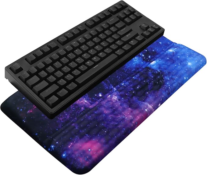 Computer Keyboard Stand with Wrist Rest, Ergonomic Tilted Keyboard Holder