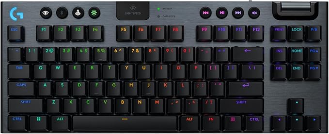 Logitech G915 X Lightspeed TKL Wireless Mechanical Gaming Keyboard, Double-Shot