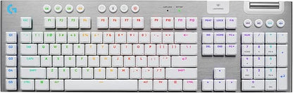 Logitech G915 X Lightspeed Wireless Mechanical Gaming Keyboard, Double-Shot PBT