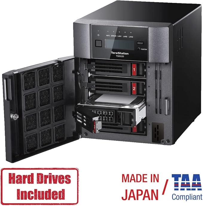 BUFFALO TeraStation 5420DN 4-Bay Business Desktop NAS 16TB