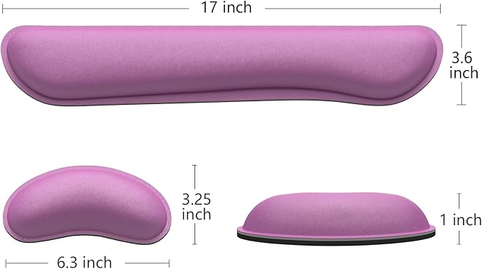 Dapesuom Enlarge Keyboard Wrist Rest, Memory Foam Wrist Cushion
