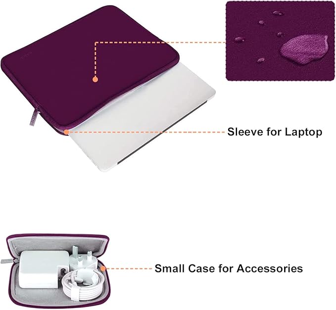 MOSISO Laptop Case 16 inch, 15-15.6 inch Laptop Sleeve Bag Compatible