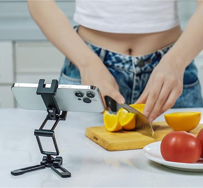 LEOFOTO PS-4 Silver Ultra Compact & Lightweight Smartphone Clamp / Holder /