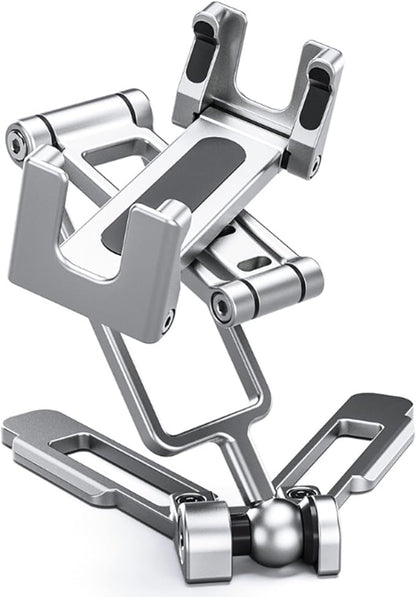 LEOFOTO PS-4 Silver Ultra Compact & Lightweight Smartphone Clamp / Holder /