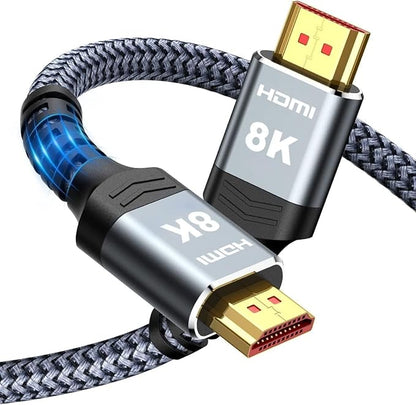 Highwings Short 8K HDMI Cable 1.72ft Total Length, 1.36ft Cable Length