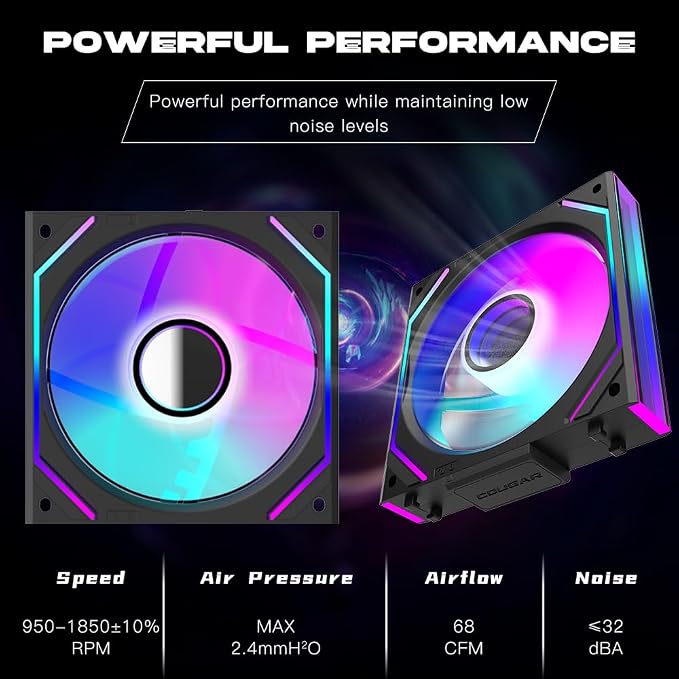 Jungle Leopard Interstellar V2 120mm Case Fan Infinity Mirror Module