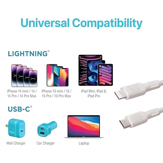 BLACK+DECKER USB C to Lightning Cable