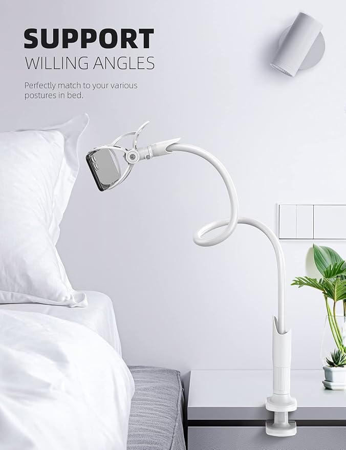 Lamicall Phone Holder, Gooseneck Mount, Compatible