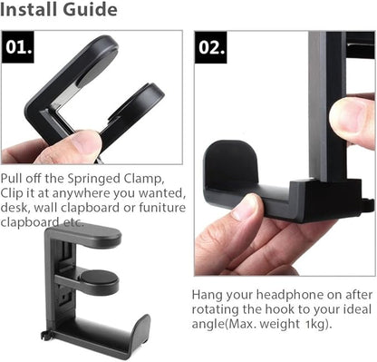 EURPMASK Rotating Headphone Stand