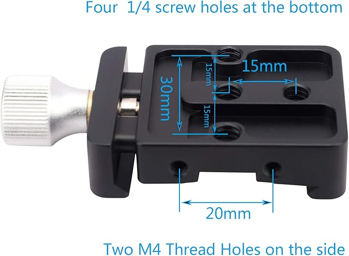 Haoge CP-40 DSLR and Mirrorless Quick Release Clamp