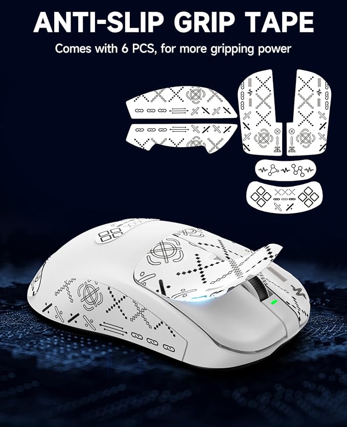 VGN F1 MOBA Wireless Gaming Mouse, 4K Polling Wired/Wireless Gamer Mice