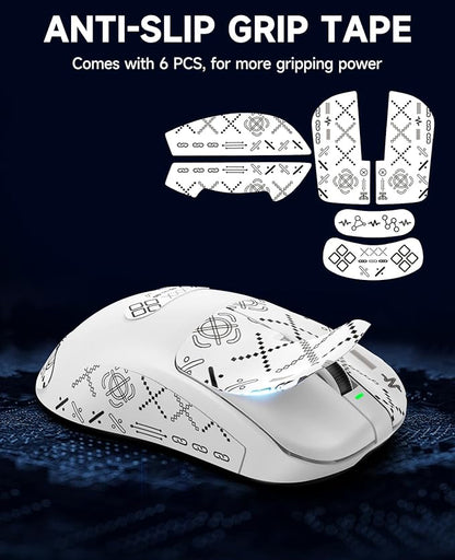 VGN F1 MOBA Wireless Gaming Mouse, 4K Polling Wired/Wireless Gamer Mice