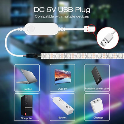 GLEDOPTO WLED ESP32 Mini LED Strip Controller RGB IC Digital
