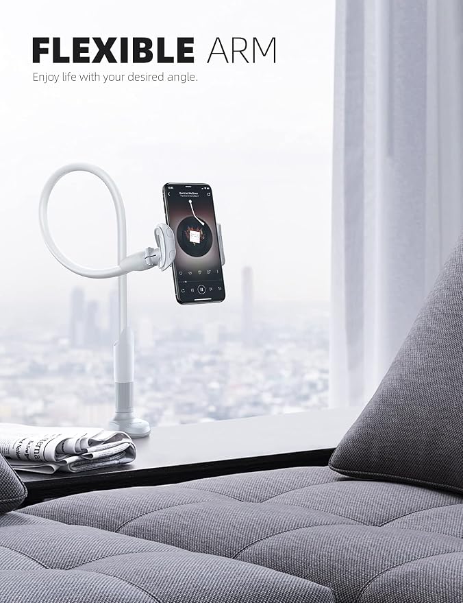Lamicall Phone Holder, Gooseneck Mount, Compatible