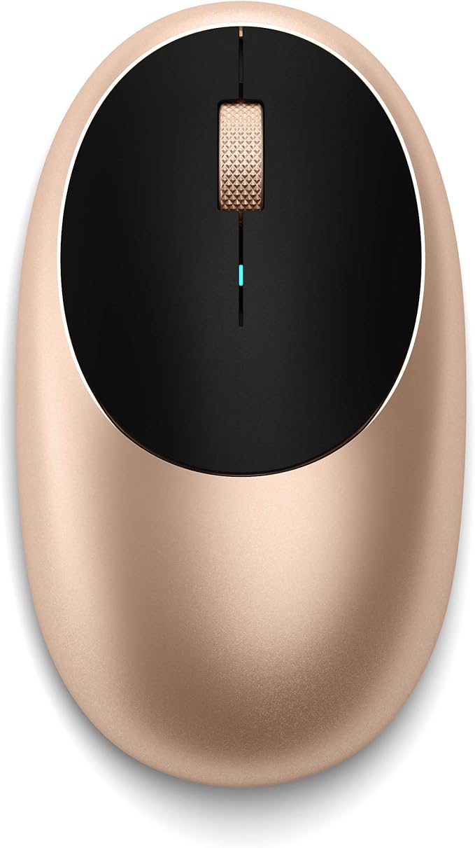 Satechi M1 Wireless Bluetooth Mouse, USB-C Rechargeable, Compact & Portable