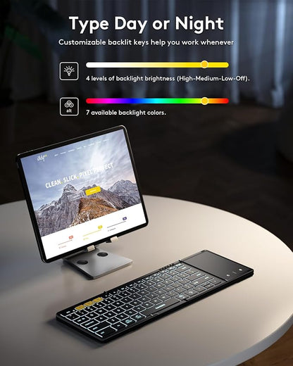 Samsers Foldable Bluetooth Keyboard