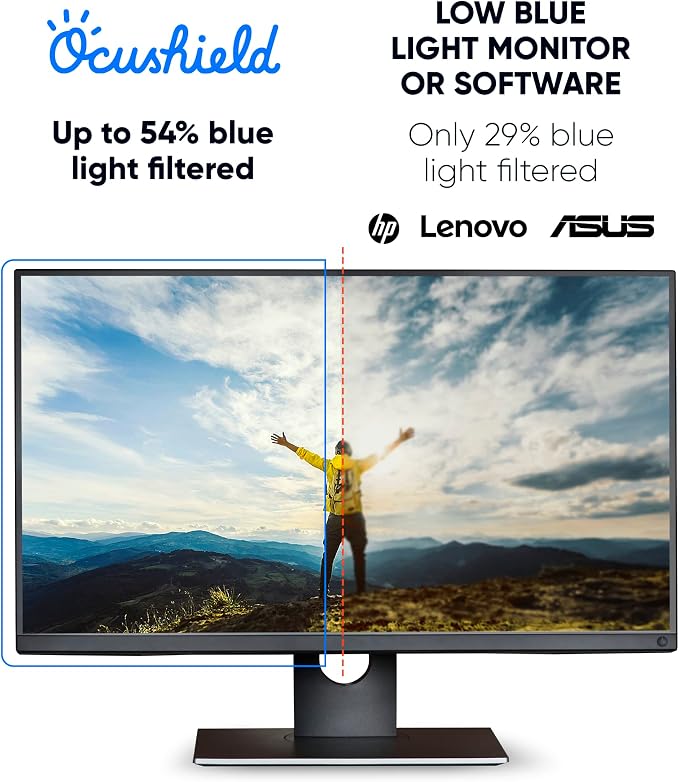 Ocushield 17” Premium Anti Blue Light Screen Protector