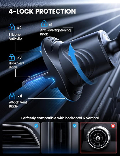 Lamicall Car Phone Holder Mount 360° Rotation Phone Holders