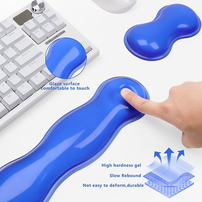 Gel Keyboard and Mouse Wrist Rest, Cute Wrist Support and Arm Support Keyboard