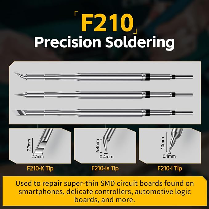 FNIRSI DWS-200 200W Precision Digital Soldering Station Kit,