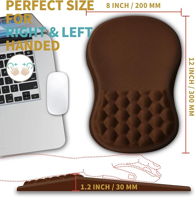 Hokafenle Ergonomic Mouse Pad Wrist Support